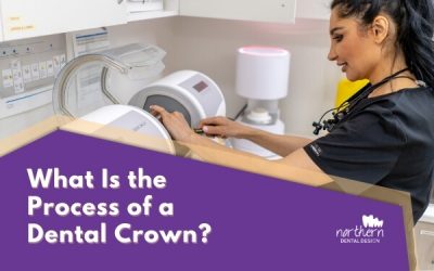 What is the process of a dental crown procedure?